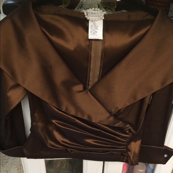 Tadashi cooper stretch satin top - Picture 5 of 6
